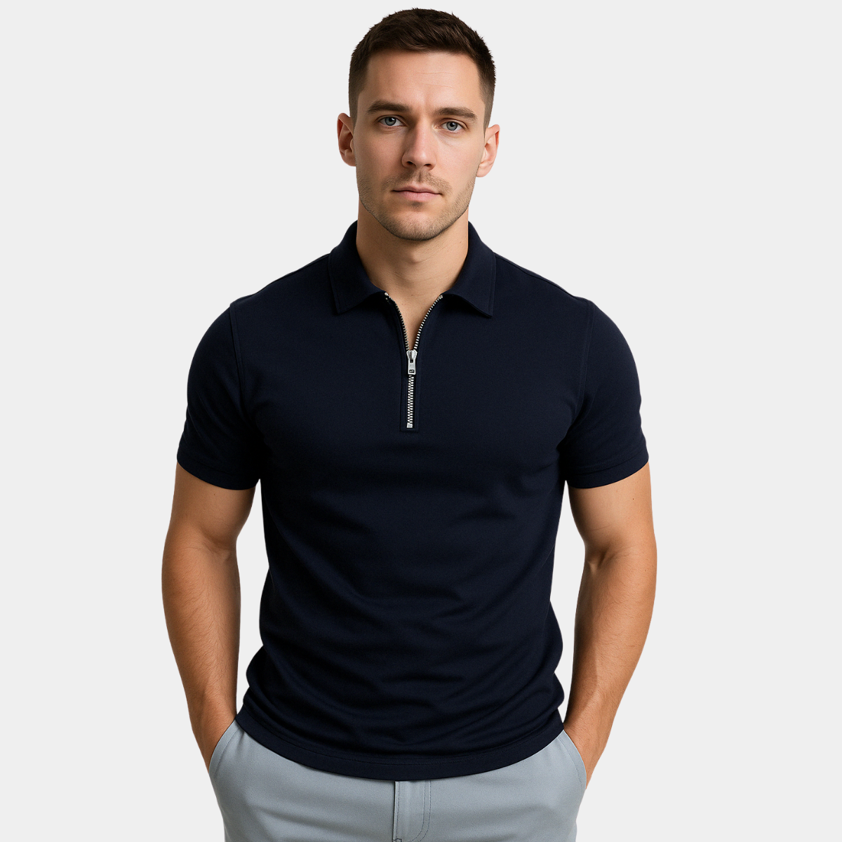 Polo à Zip Moderne
